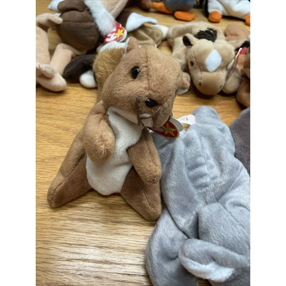 Lot of 20 Beanie Babies With Tags! - All sizes‎ - See Pictures-